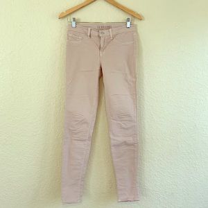 J Brand Nude Pi k Skinny Jeans sz 26